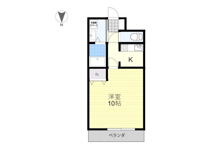 MRR宇都宮(1K/9階)の間取り写真