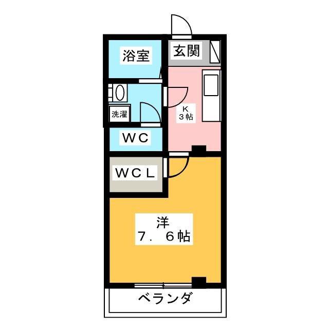 ロイヤルTAKEコーポ(1K/2階)の間取り写真