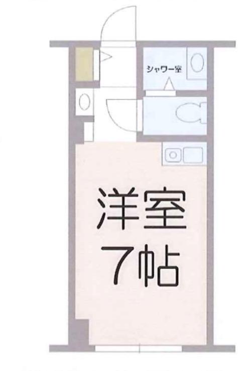 六本木ユニハウス(ワンルーム/6階)の間取り写真