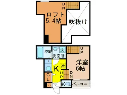 WAINANI(1SK/1階)の間取り写真