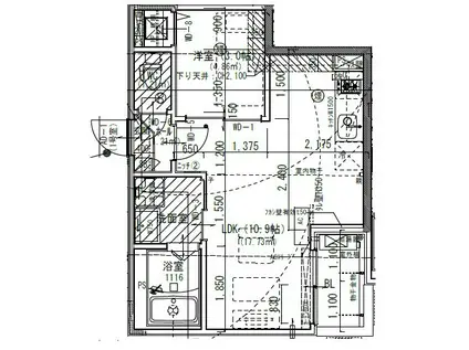JACK ATSUTAKOSHINIII(1LDK/1階)の間取り写真