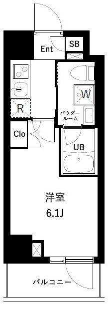アーバンパーク西船橋(1K/4階)の間取り写真