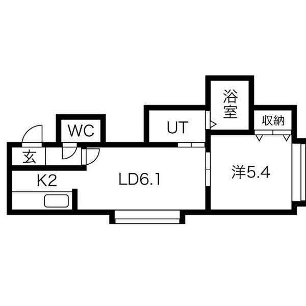 セレジェイラ(1LDK/3階)の間取り写真