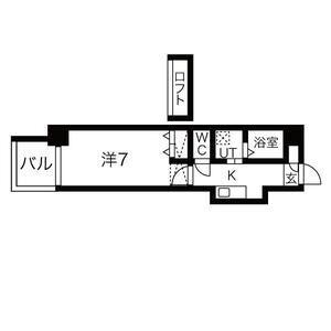 ビガーポリス112日本橋三丁目(1K/8階)の間取り写真