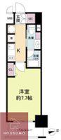 URBANLINK森小路駅前(1K/10階)の間取り写真