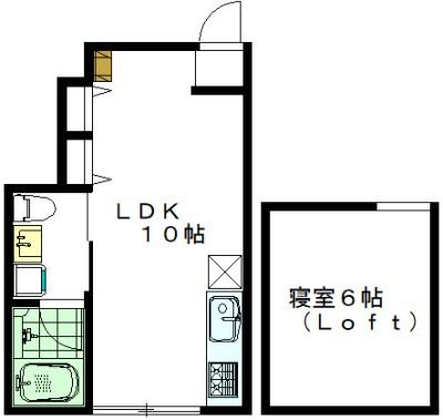 プルミエール高井戸(1LDK/1階)の間取り写真