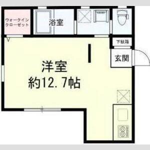 ROYAL GREEN HADANO(ワンルーム/1階)の間取り写真