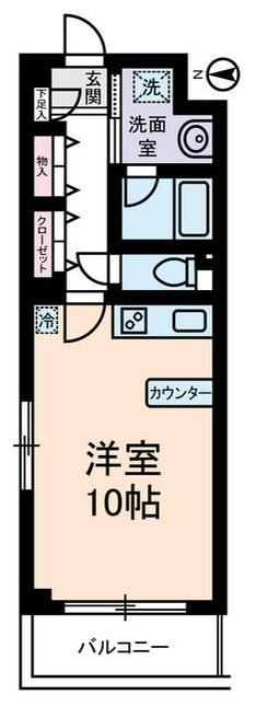 ベスト御茶ノ水(ワンルーム/5階)の間取り写真