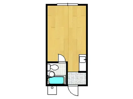 パレス博多(ワンルーム/2階)の間取り写真