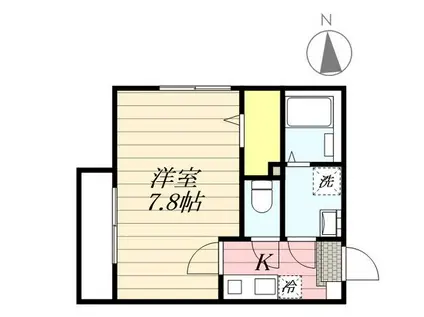 ソラリス(1K/3階)の間取り写真