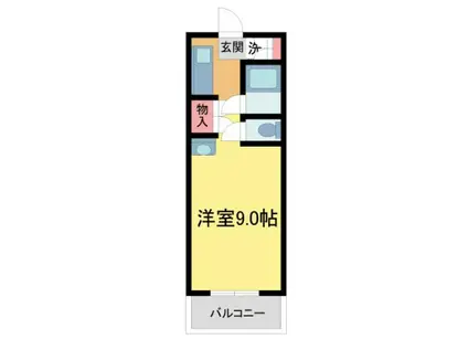 パンプランテ甲子園(1K/4階)の間取り写真