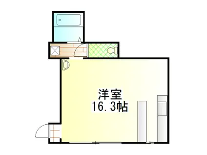 CASAGLORIA(ワンルーム/3階)の間取り写真