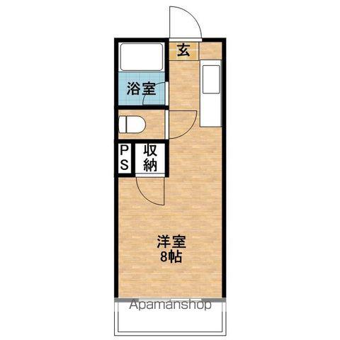 メゾンM・H(ワンルーム/5階)の間取り写真