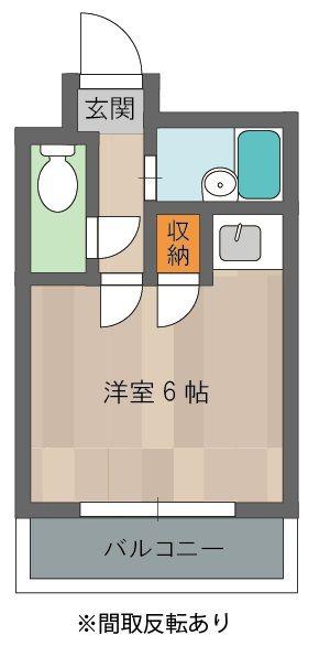 シャルマンフジ住吉壱番館(ワンルーム/3階)の間取り写真