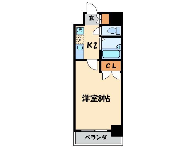リファレンスイーストパーク(1K/11階)の間取り写真