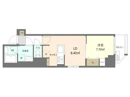 REFRAME5 早稲田(1LDK/2階)の間取り写真