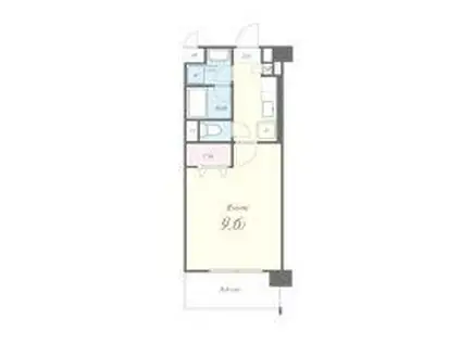 スプランドゥールヴィラ(1K/3階)の間取り写真