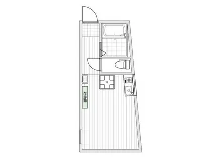 プライム羽根木(ワンルーム/1階)の間取り写真