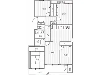 T´S GARDEN横浜反町(4LDK/4階)の間取り写真
