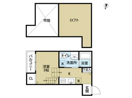 DOLCE VITA(ワンルーム/1階)の間取り写真