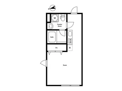 LUDENS KAMI ITABASHI E ST I(ワンルーム/4階)の間取り写真