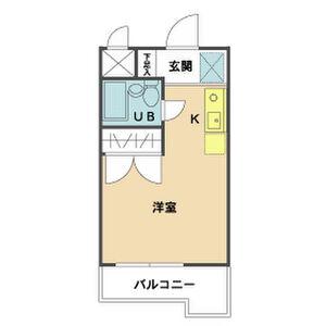 メゾン・ド・パルレ(ワンルーム/4階)の間取り写真