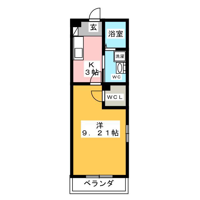 GRANDUKE SUZUKA(1K/11階)の間取り写真