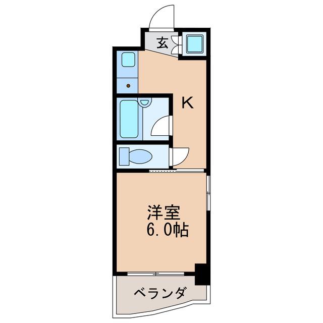 ライオンズマンション丸の内第5(1K/7階)の間取り写真