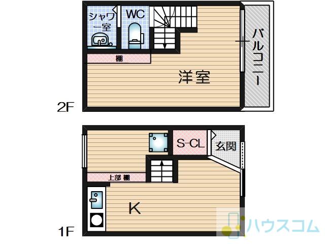 メゾン・ド・蔵 大手町(1DK/1階)の間取り写真