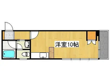 STビル(ワンルーム/7階)の間取り写真