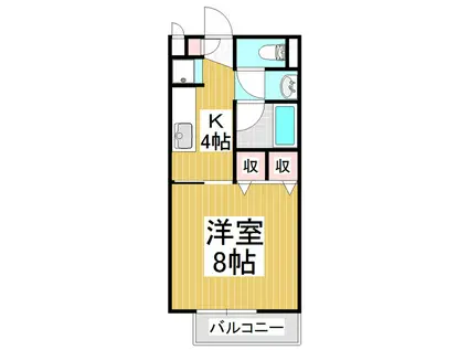 SURPLUS DREAMI(1K/1階)の間取り写真