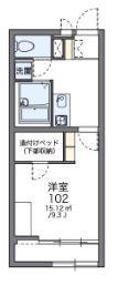 レオパレスサンハイ(1LDK/1階)の間取り写真