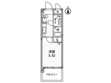 アーデン新大阪(1K/12階)の間取り写真