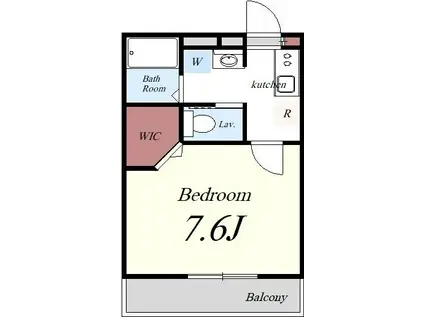 PALAZZO SPERANZA(1K/3階)の間取り写真