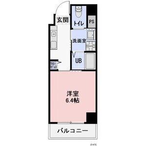 ワイズタワー新栄(1K/5階)の間取り写真