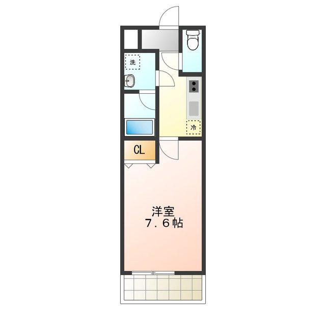 フジパレス ピーノ(1K/2階)の間取り写真