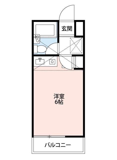 コンフォートヴィラ藤沢みその台(ワンルーム/2階)の間取り写真