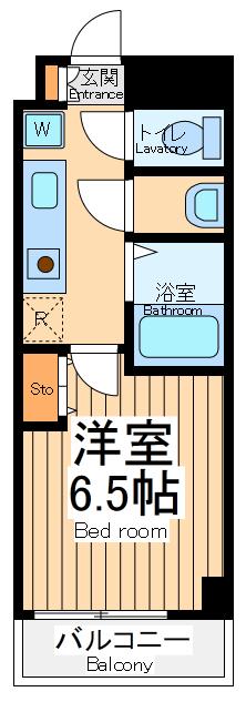 リヴェール相模ヶ丘(1K/3階)の間取り写真