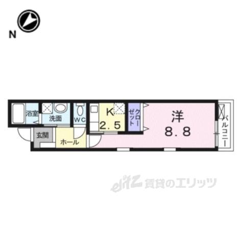 サンライズ オアシス(1K/1階)の間取り写真