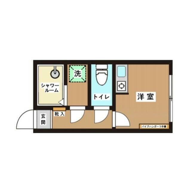 ビレッジインパート4(ワンルーム/1階)の間取り写真