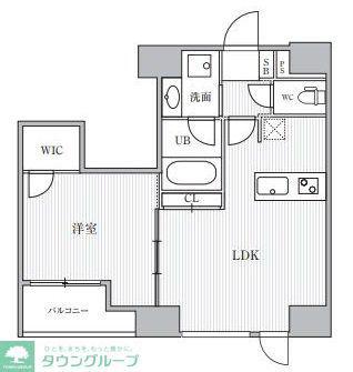 CAVANA SHINTOMICHO(1LDK/10階)の間取り写真