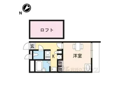 レオパレス GROW(1K/3階)の間取り写真