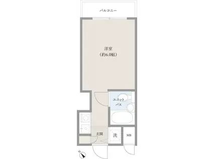 トップ成増第3(ワンルーム/4階)の間取り写真