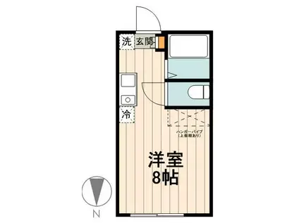 マウナ ケア(ワンルーム/1階)の間取り写真