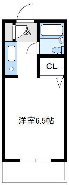 井上企画ビル(1K/5階)の間取り写真