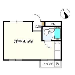 東小鷹野メゾン(ワンルーム/2階)の間取り写真