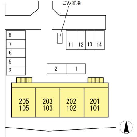 パストラル川井(3DK/2階)の間取り写真