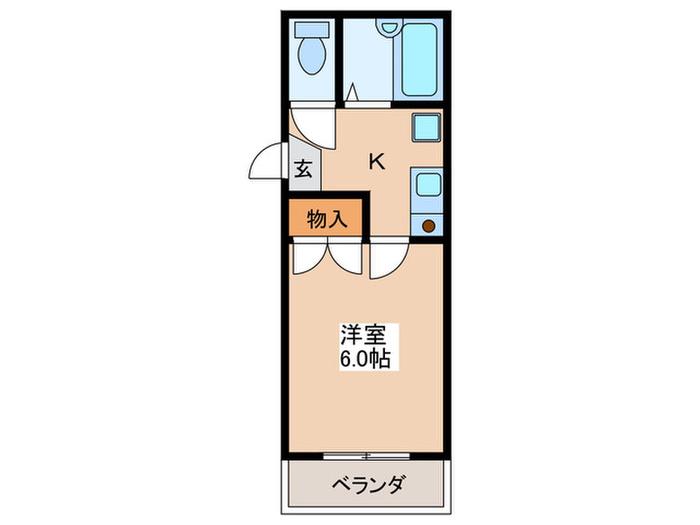 EXIV西荻(1K/2階)の間取り写真