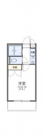 レオパレス永井II(1K/2階)の間取り写真
