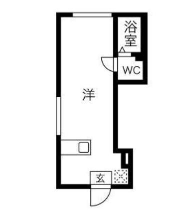 AYASE212(ワンルーム/2階)の間取り写真